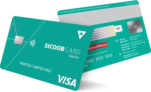 Cartão Bancoob Sicoobcard Clássico Visa InternacionaL