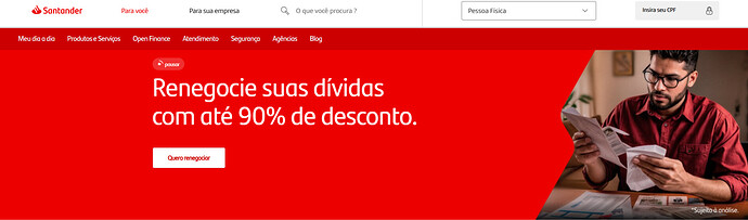 onsórcio pelo banco Santander