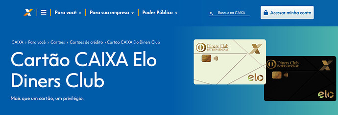 Quanto é a anuidade do cartão de crédito da CAIXA?