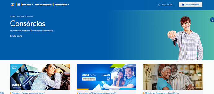 consórcio pela Caixa