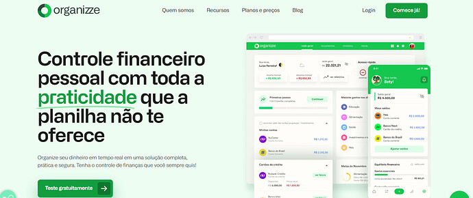 Qual é o melhor app controle financeiro iOS grátis?