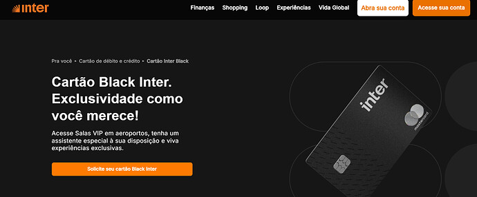 Qual o cartão Black mais fácil de conseguir?