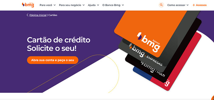 Como conseguir o cartão Conta Digital BMG