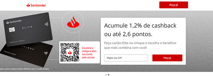 Quanto tempo demora para voltar o crédito do cartão Santander?