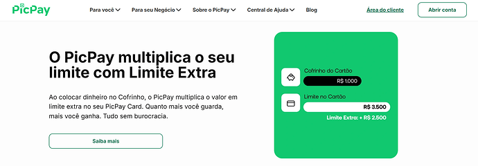PicPay é conta corrente ou poupança?