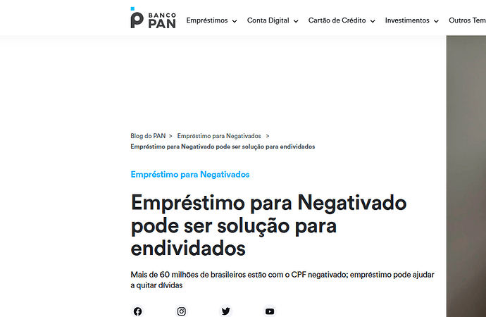 Qual banco libera empréstimo mais fácil para negativado?