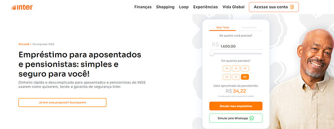 Empréstimo com garantia INSS Banco Inter