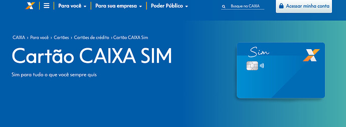 Quanto é a anuidade do cartão de crédito da CAIXA?