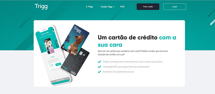 Qual o melhor cartão: Yours ou Trigg