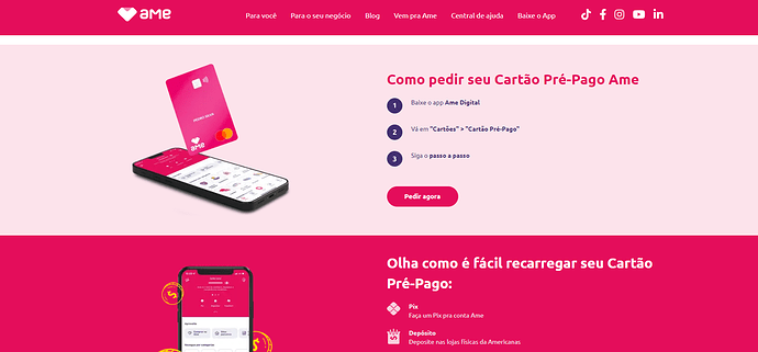 Como conseguir o Cartão de Crédito AME