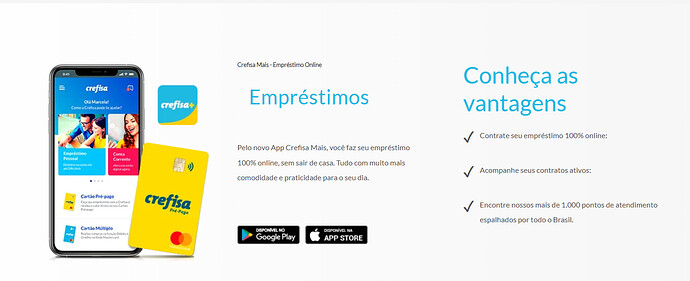 Qual o valor que a Crefisa empresta?