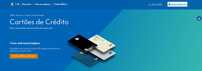 Quais são os cartões de crédito da Caixa Econômica?
