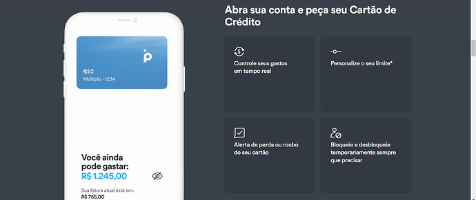Qual banco digital libera cartão de crédito com limite alto?