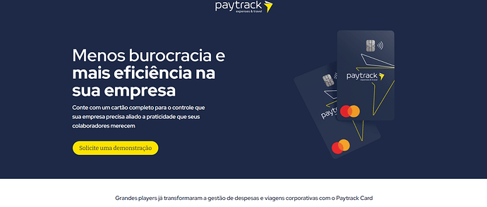 Como Conseguir o Cartão Corporativo PayTrack