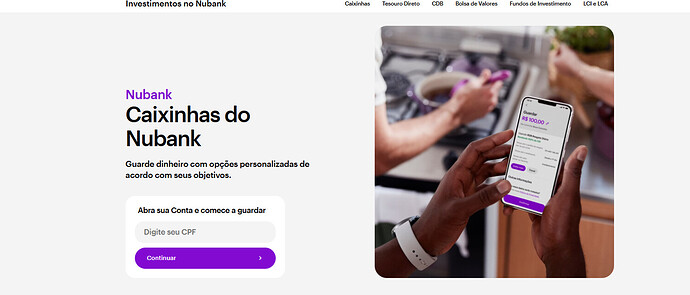 Caixinha nubank