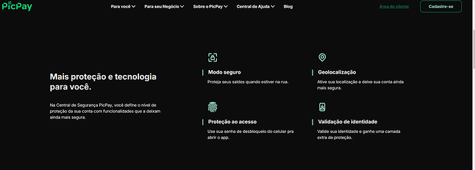 qual o melhor cartão Trigg ou PicPay