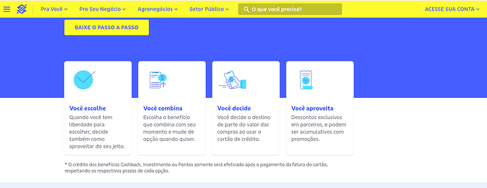 Como cadastrar cashback Banco do Brasil?