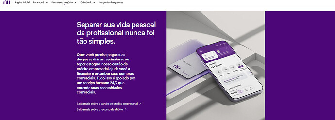 O que é cartão business Nubank?