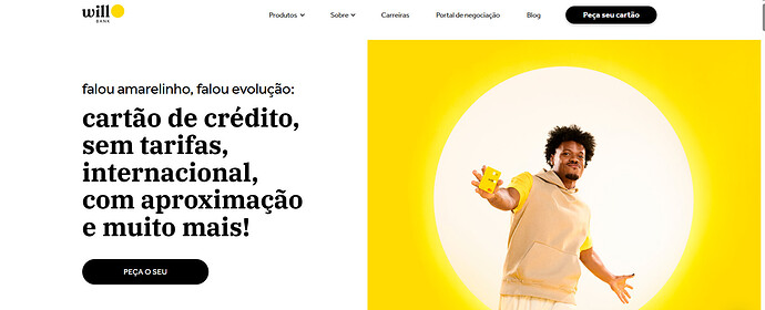 cartão de crédito Will Bank