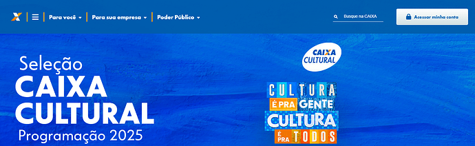 Site oficial da Caixa Econômica Federal