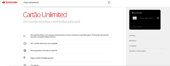 Qual a renda para ter um cartão Black Santander?
