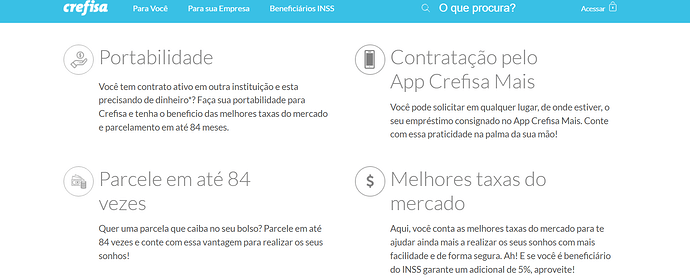 Como simular um empréstimo na Crefisa?
