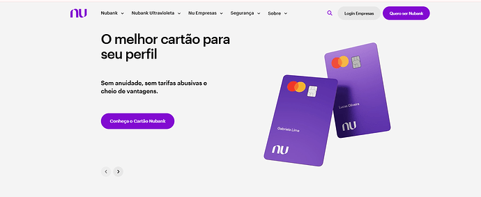 Cartão de crédito Nubank