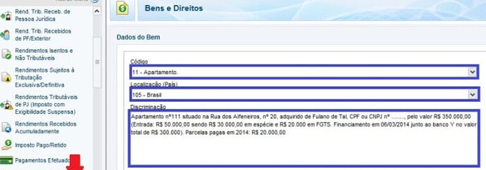 Como declarar apartamento financiado por duas pessoas