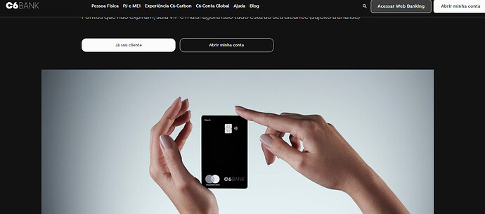 Qual o melhor cartão: Atacadão ou C6 Bank