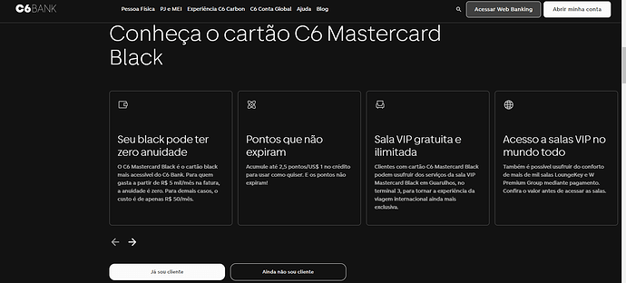 Qual o melhor cartão: Atacadão ou C6 Bank