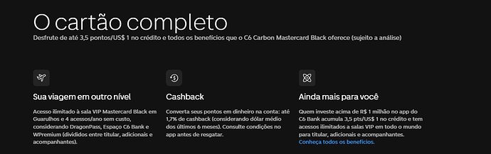 Como conseguir C6 Carbon sem anuidade?