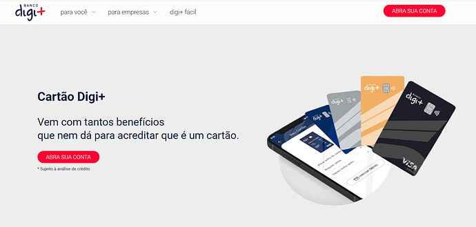 Como conseguir o Cartão de Crédito Digi+ Platinum Visa