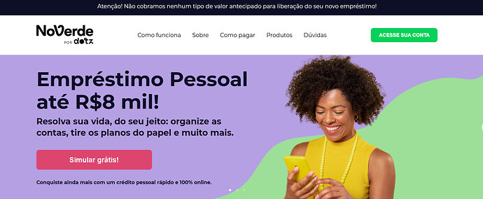 É seguro fazer empréstimo no NoVerde?