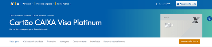 Qual a renda para ter um cartão Platinum?