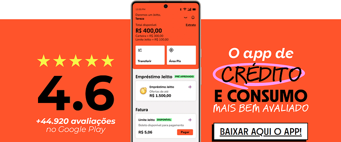 Quanto tempo Jeitto libera limite?