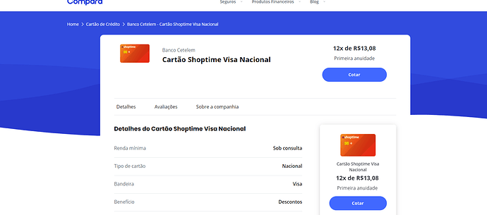 Como conseguir o Cartão de Crédito Shoptime