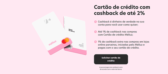 Quanto tempo a Méliuz demora para aprovar cartão de crédito?