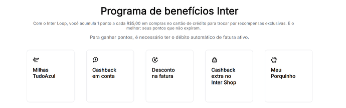 qual o limite do Inter Platinum?