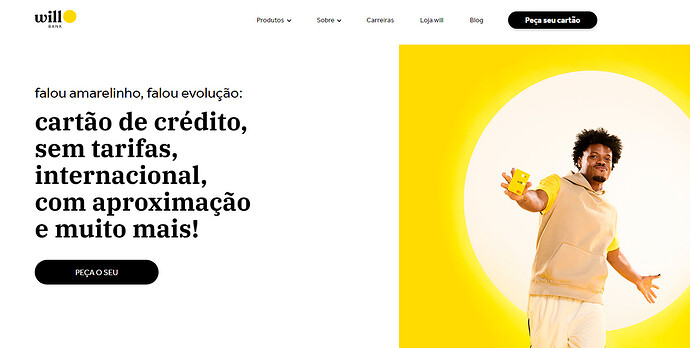 Cartão de crédito Will Bank