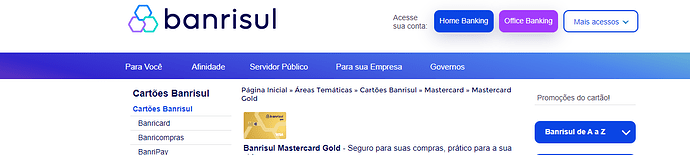 Como conseguir o cartão Banrisul Mastercard Gold