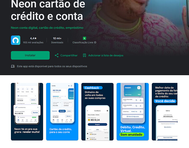 Qual o melhor cartão: Neon ou Santander SX