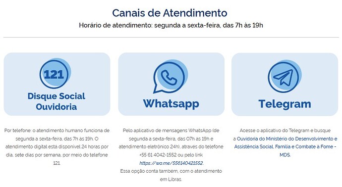 consultar meu Bolsa Família via WhatsApp