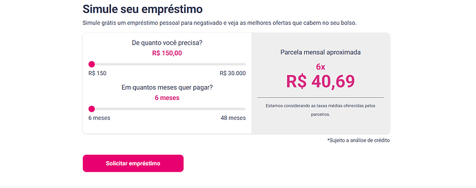 Qual app libera crédito na hora para negativado?