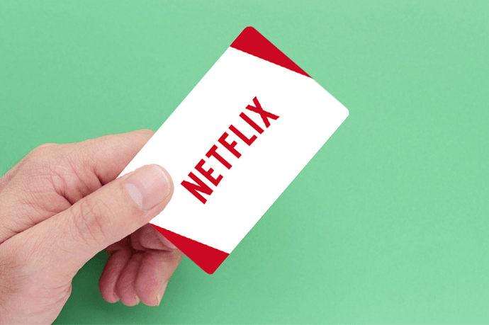 Cartão de crédito Netflix