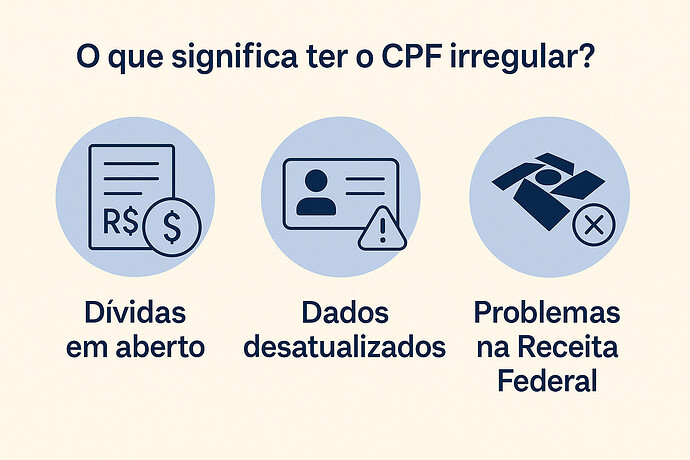 O que significa ter o CPF irregular