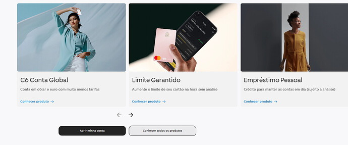 C6 Bank cartão de crédito: limite inicial para negativado