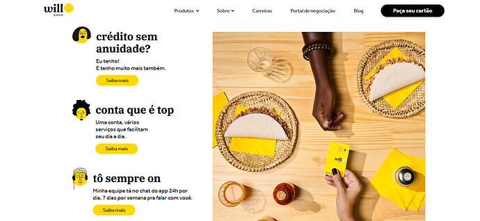 O cartão Will Bank aprova negativados?