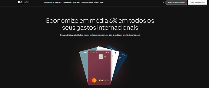 Qual o melhor banco para usar internacional?