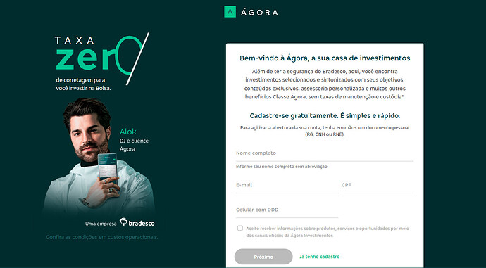 Como conseguir o cartão de crédito Ágora