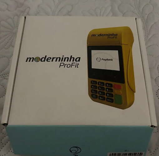 Maquinha de cartão PagSeguro Moderninha